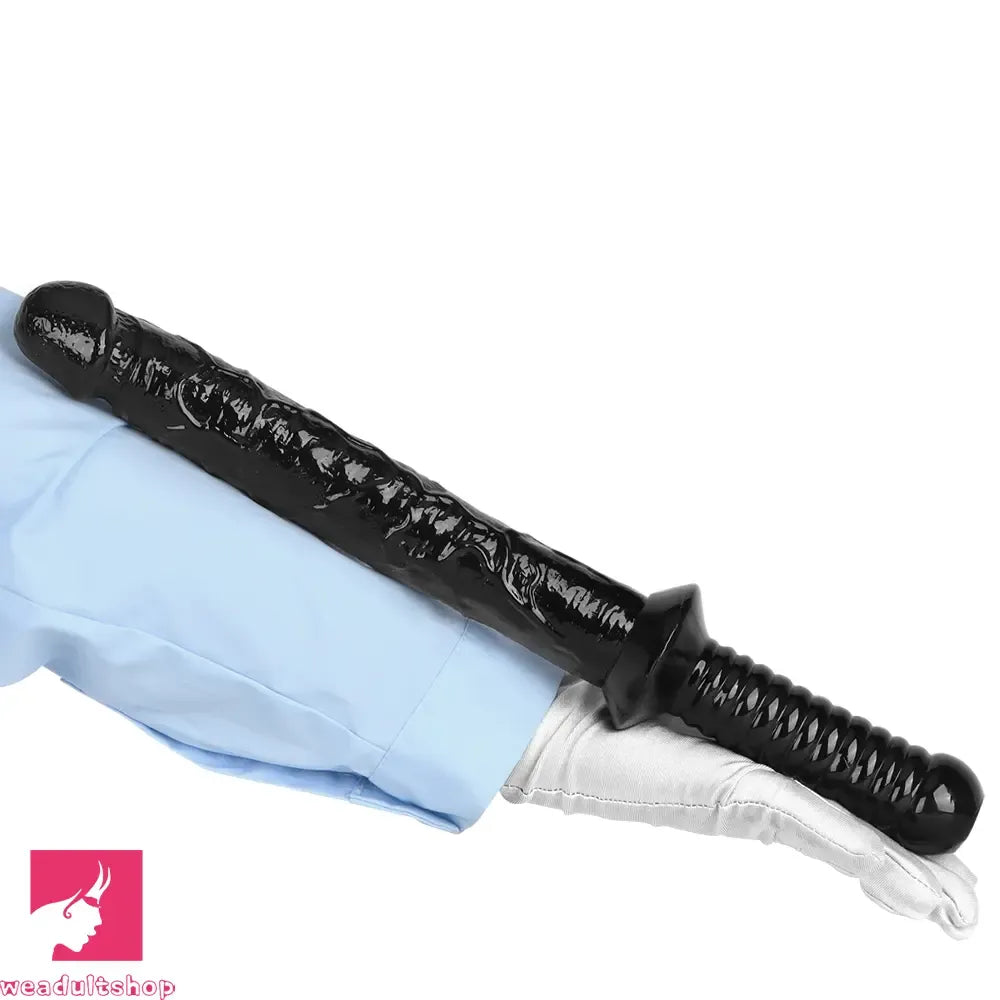 12.6in 15.15in Big PVC Sword Dildo With handle Anal Masturbator Sex