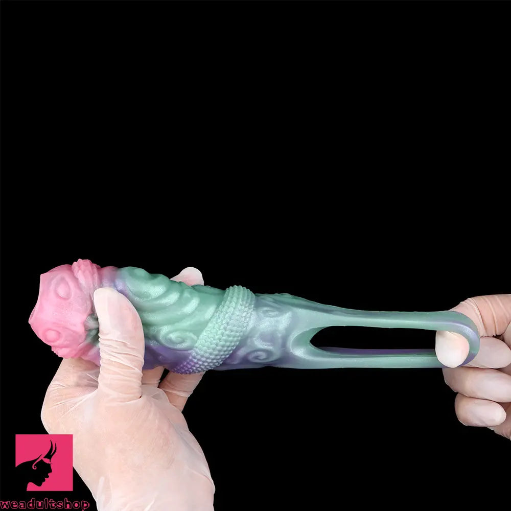5in Wyrm Bloom SHAZ-3017 Fantasy Hollow Dildo Sleeve Cock Extension