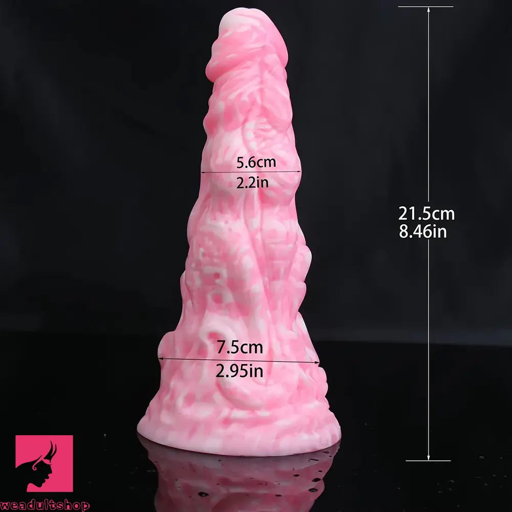 8.46in Fantasy Thick Big Silicone Dildo Stimulating Tool For Intimate Play