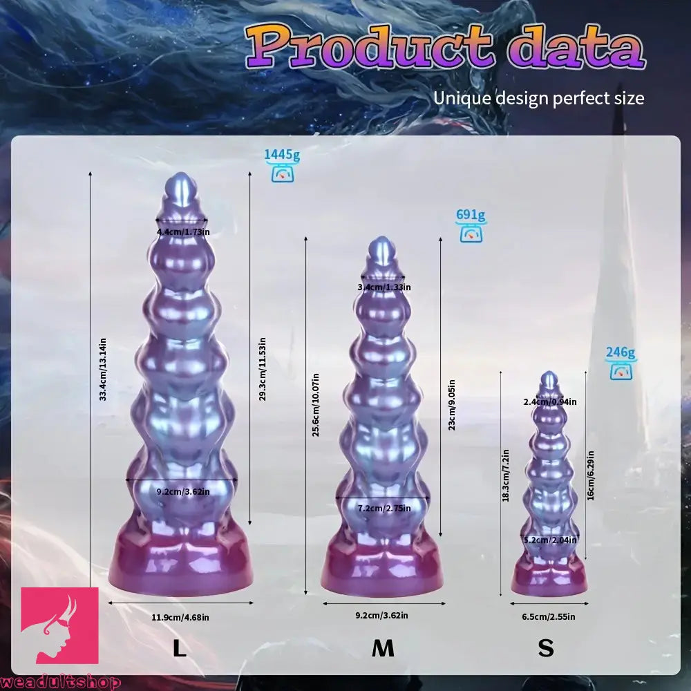7.2in 10.07in 13.14in Fantasy Monster Silicone Dildo For Clitoris Sex Toy