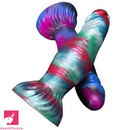 8.07in Egg-free Fat Silicone Monster Soft Cock Dildo Suction Cup Base