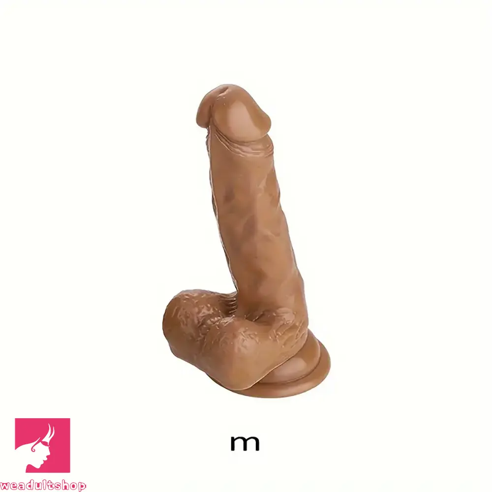 6.69in 7.88in 9.85in Real Penis Strong Suction Cup PVC Real Dildo