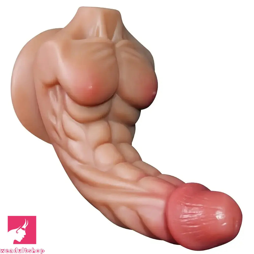 6.89in 7.68in 8.66in Muscle-Like Silicone Floppy Dildo Sex Toy For Women