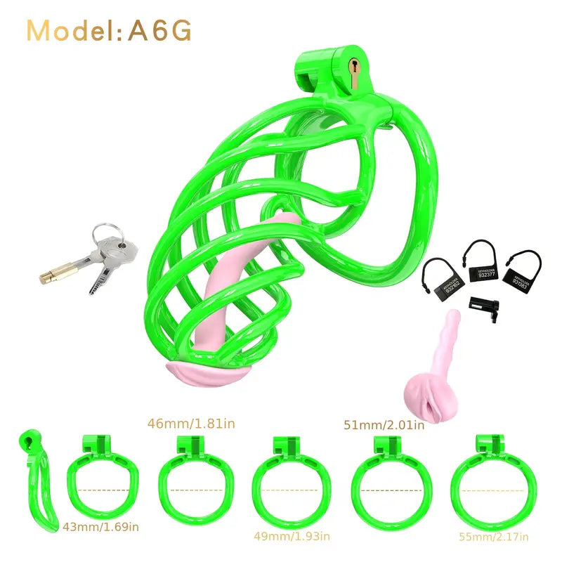 Chastity Cage Plastic Utheral Lock Cobra CB Chastity Lock For Single Parties