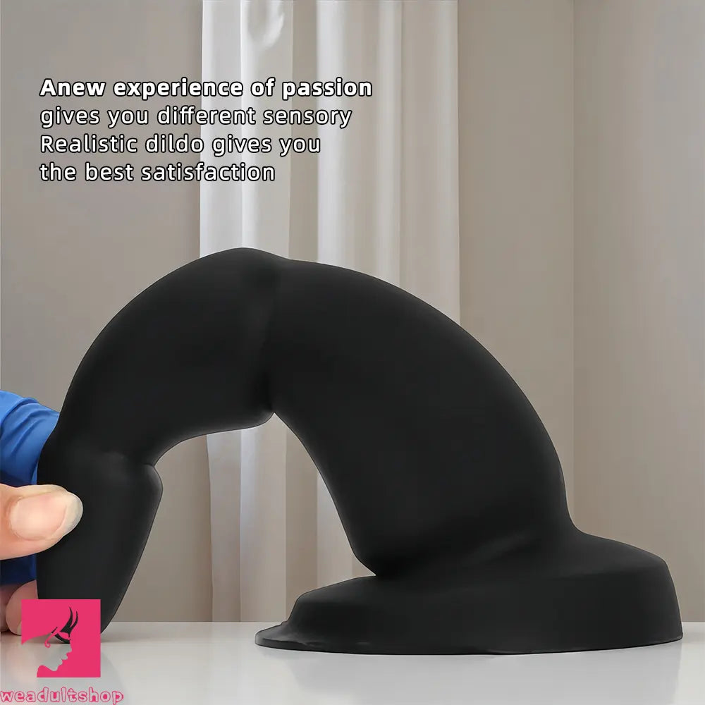 6.49in 8.07in 9.05in Liquid Silicone Soft Anal Dilator Trainer Cock Dildo