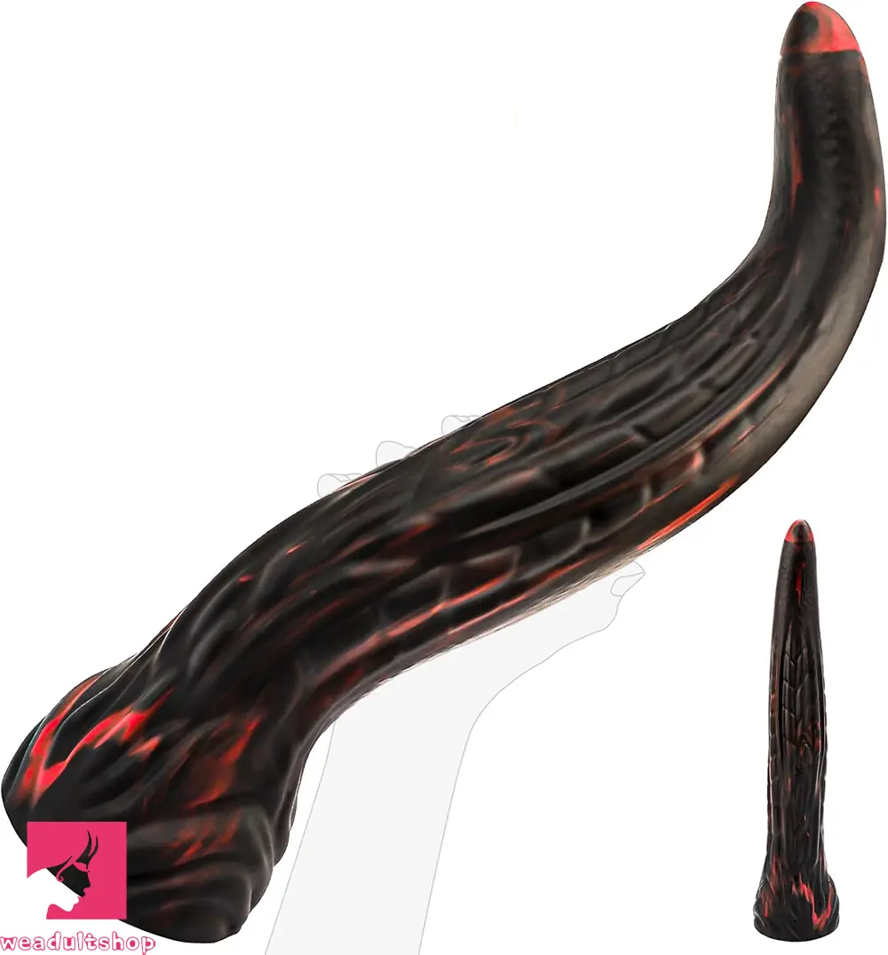 14.5in Fantasy Monster Huge Silicone Soft Dildo For Women Men Massager