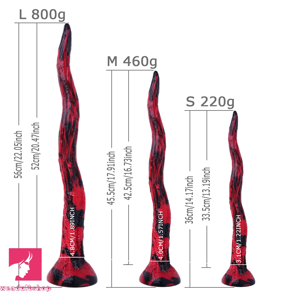 14.17in 17.91in 22.05in Super Long Big Tentacle Soft Silicone Dildo