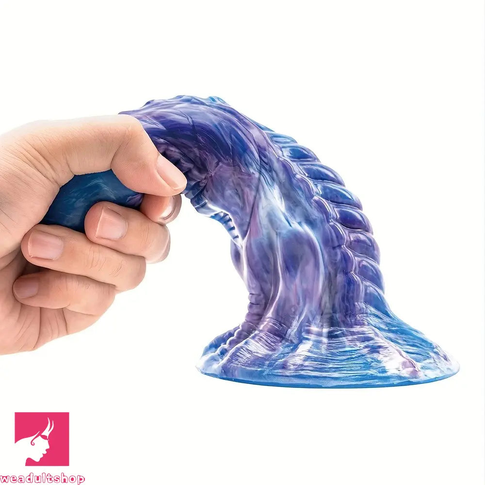 7.87in Special-Shaped Mixed Color Silicone Sex Odd Orgasm Prostate Dildo