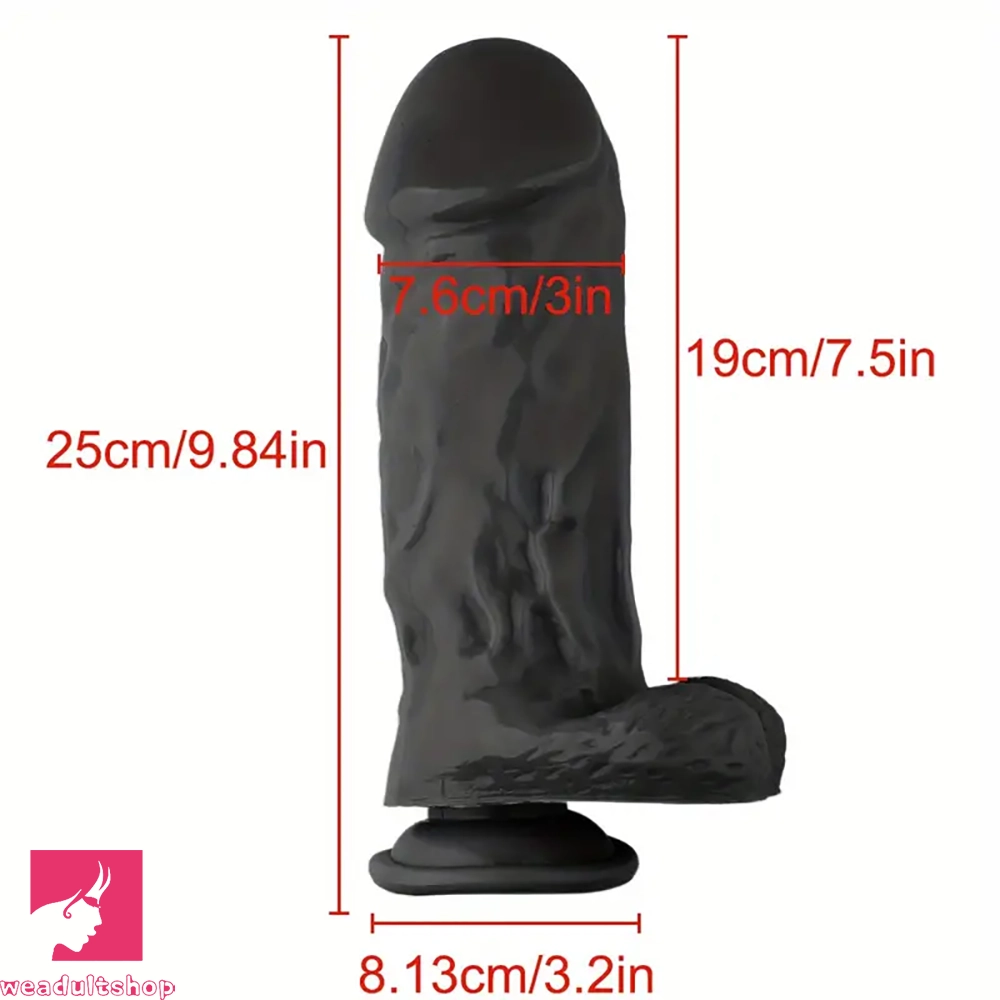 9.84in Extra Large Thick Realistic Dildo Suction Cup Dong Dildo Clit Toy