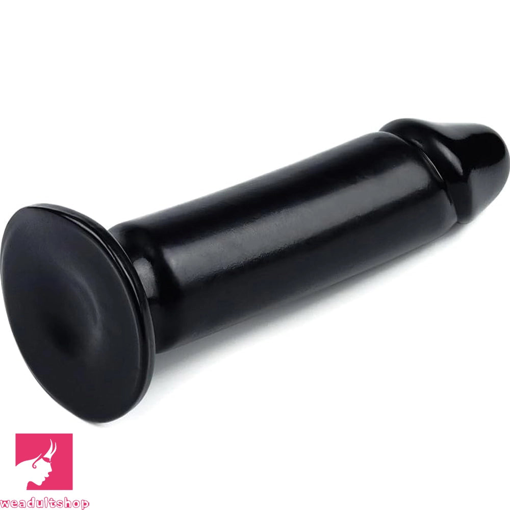 8.66in Big Black PVC Dildo Penis Big Suction Cup Adult Clitoral Stimulator