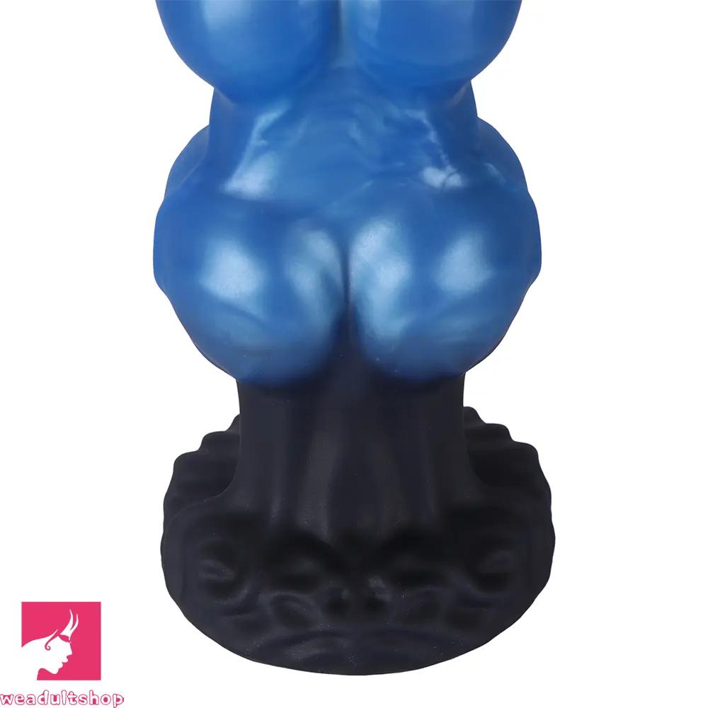 7.48in 8.66in 10.43in Knot Silicone Fantasy Animal Dildo G spot Anal Dilator