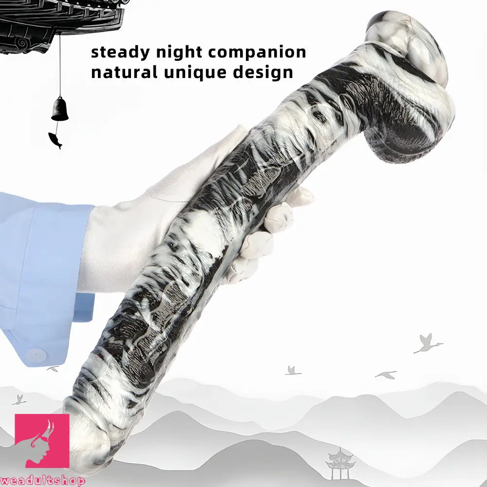 17in Super Large Long PVC Cock Dildo For Hands free Sex Female Orgasm