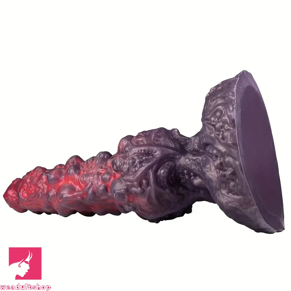 9.84in Monster Fantasy Spiked Silicone Soft Big Dildo For Hands-Free Sex