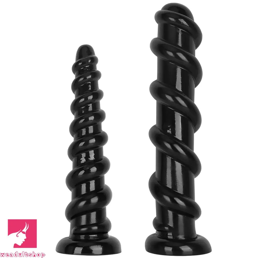 11.02in 13.18in Spiral PVC Big Anal Plug Dildo Adult Sex Toy For Sex Love