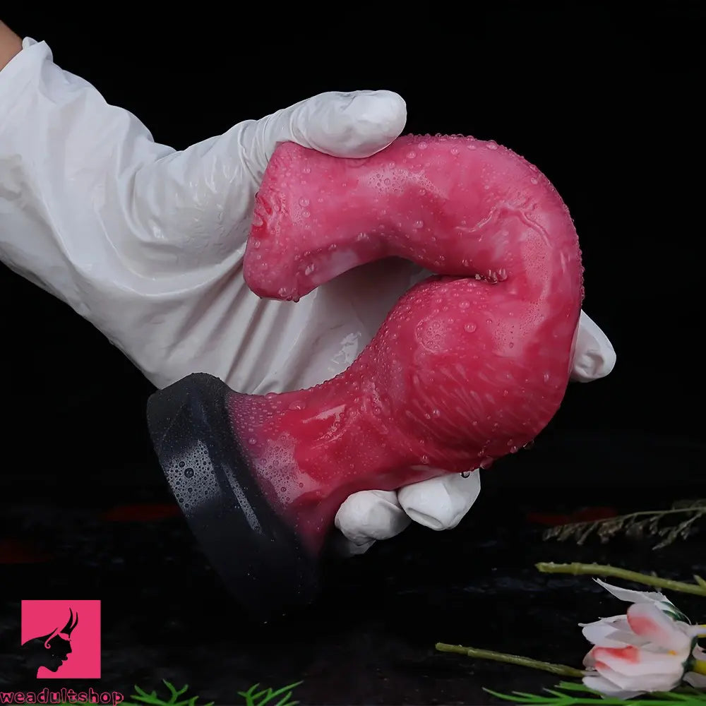 6.1in 7.2in 8.77in Realistic Monster Dildo Liquid Silicone Knot Hands-Free