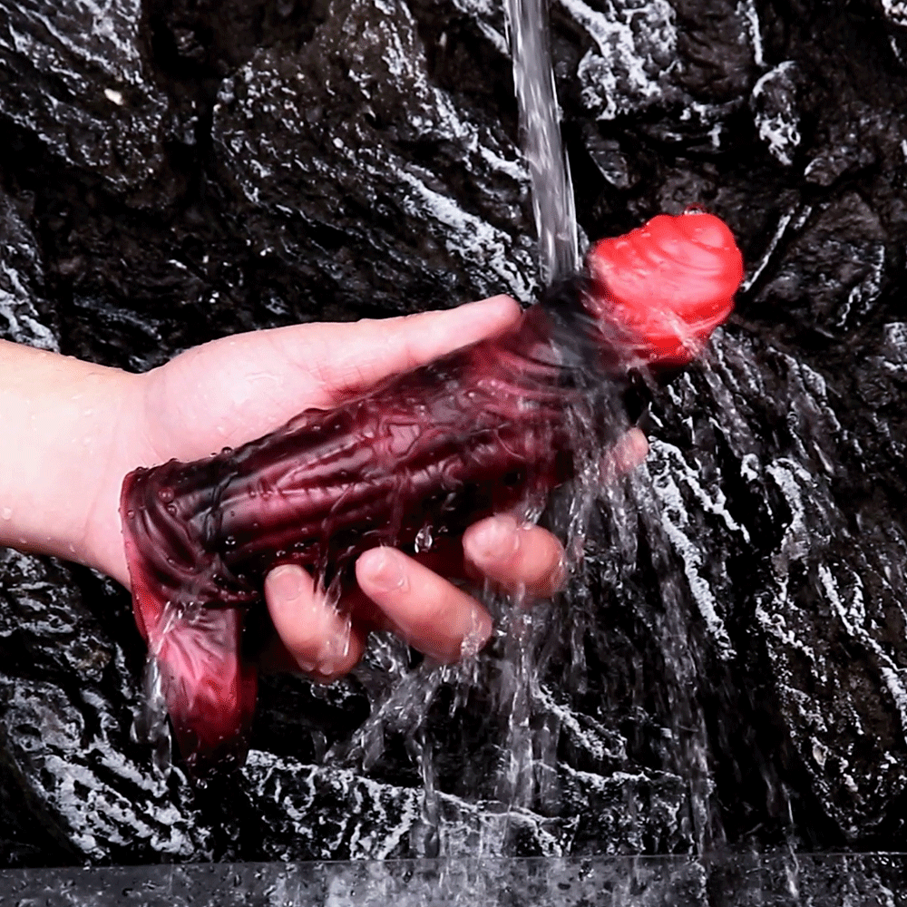 5.98in 7.09in Silicone Cock Sleeve Soft Vibrating Uncut Hollow Dildo For Clit