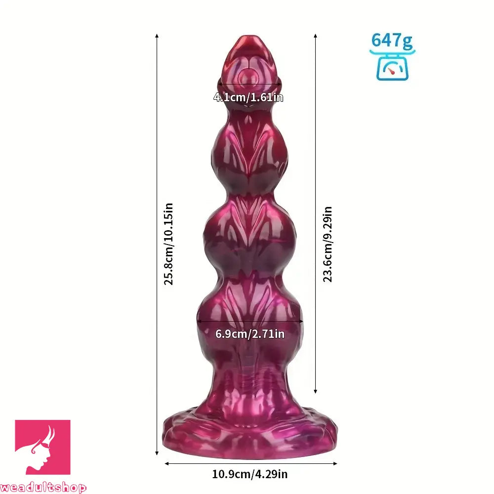8.38in 10.51in 11.81in Liquid Silicone Knot Animal Soft Fantasy Dildo For Sex