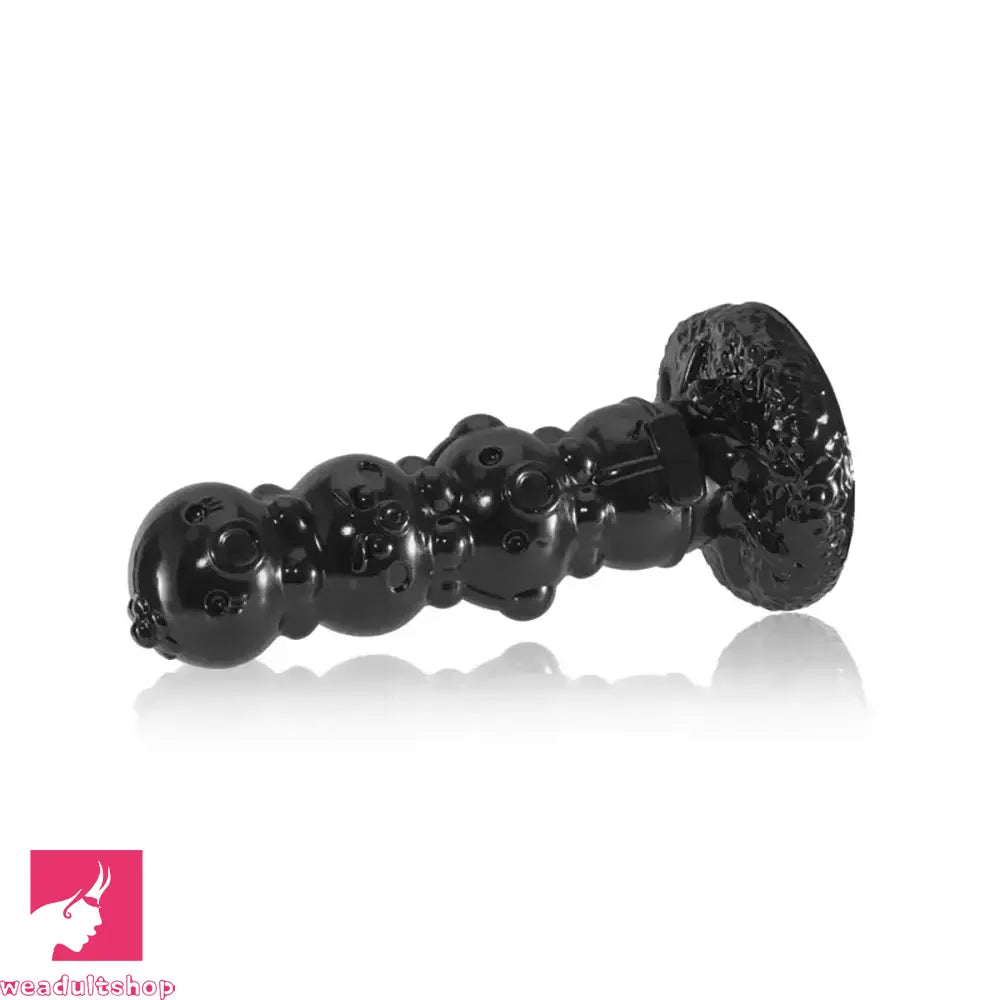 7.08in 9.45in 11.81in PVC Octopus Balls Anal Black Special-shaped Big Dildo