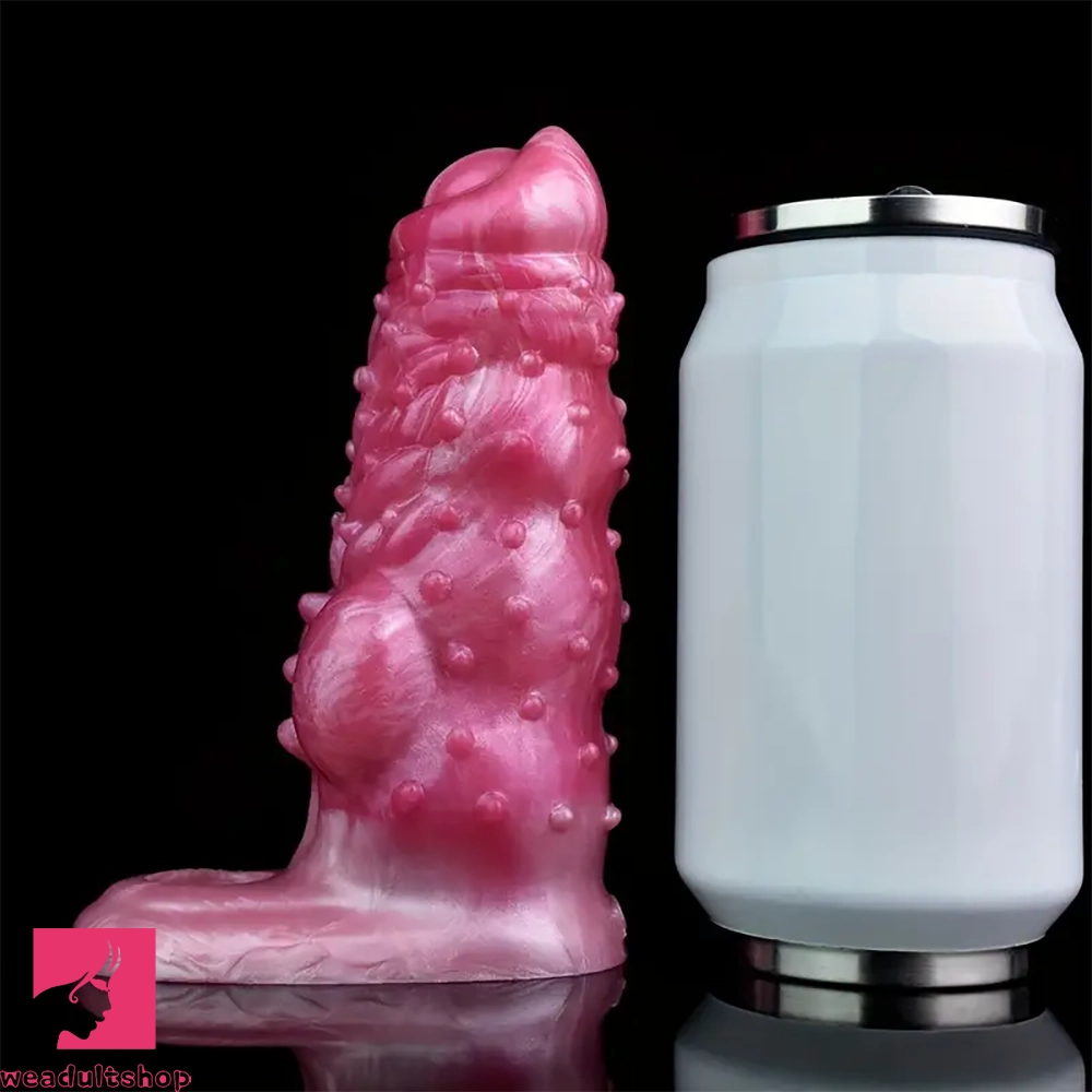 6.02in Multicolor Option Wolf Teeth Dildo Cock Sleeve Hollow Cock Sheath