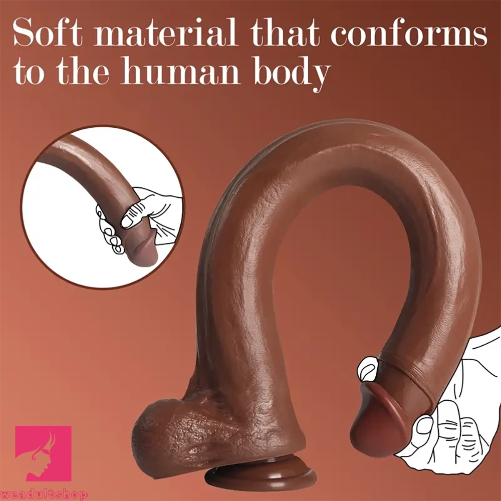 22.64in Realistic Dildo Lifelike Huge Long Clit Dildo With Strong Suction Cup