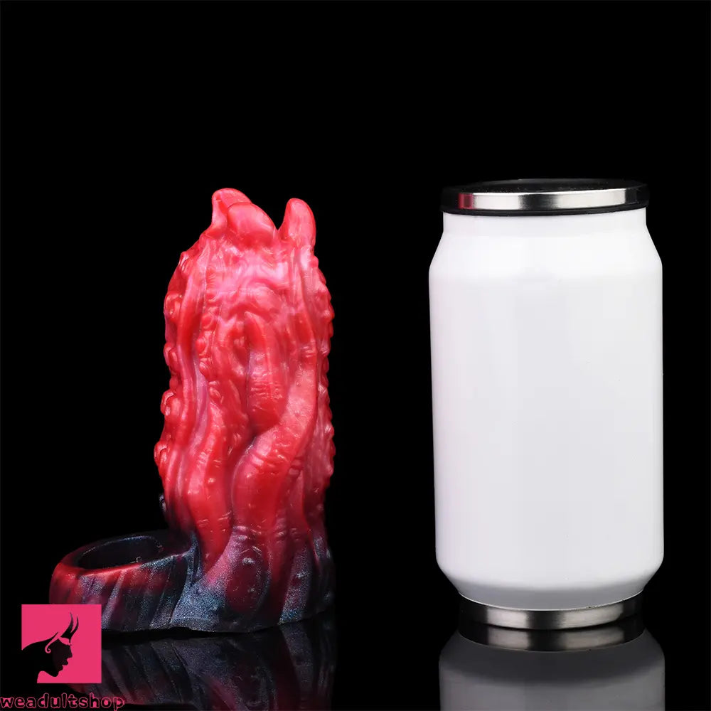 5.19in Octopus Soft Hollow Dildo Built-in keel Vibration Remote Penis Sleeve