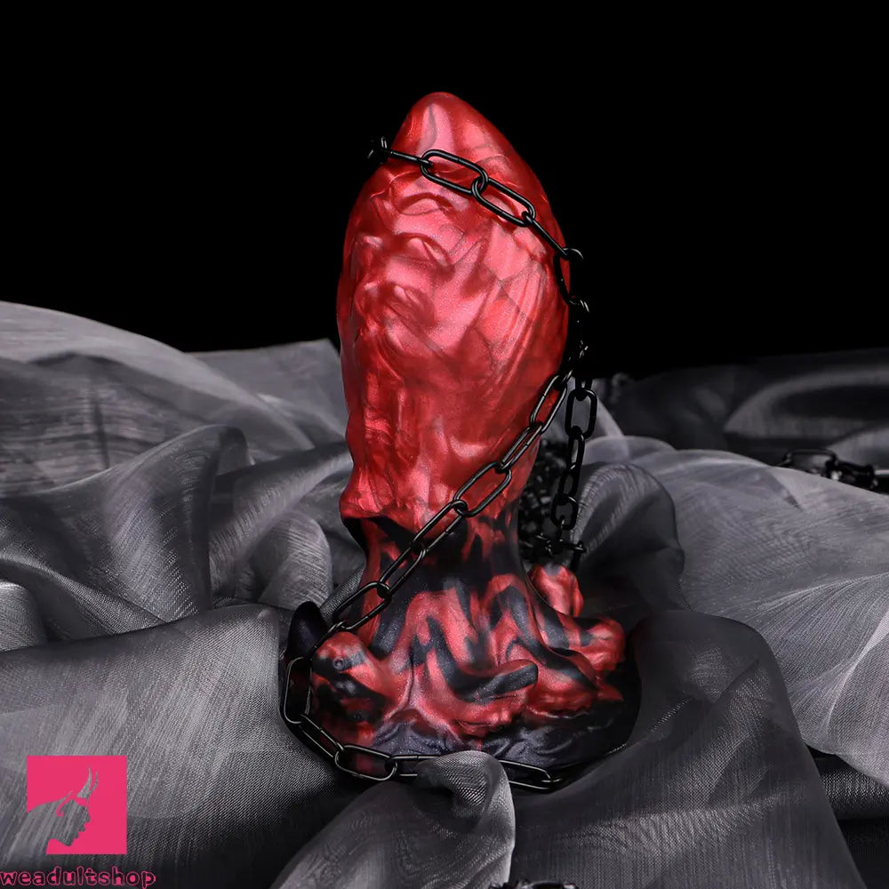 5.83in Monster Fantasy Silicone Soft Dildo Male Masturbator Anal Plug