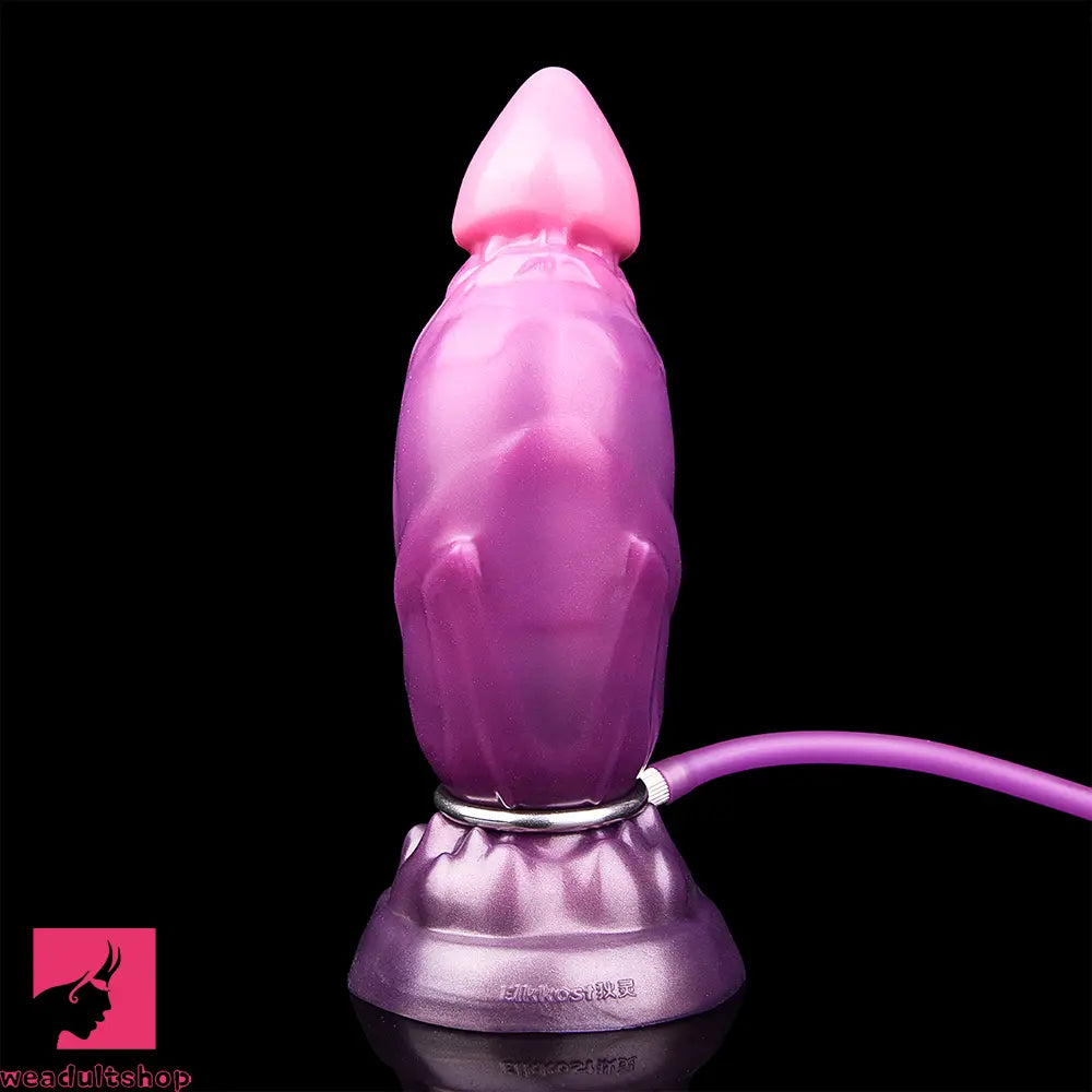 7.08in Fantasy Soft Cock Squeeze Inflatable Alien Penis Dildo For Couples
