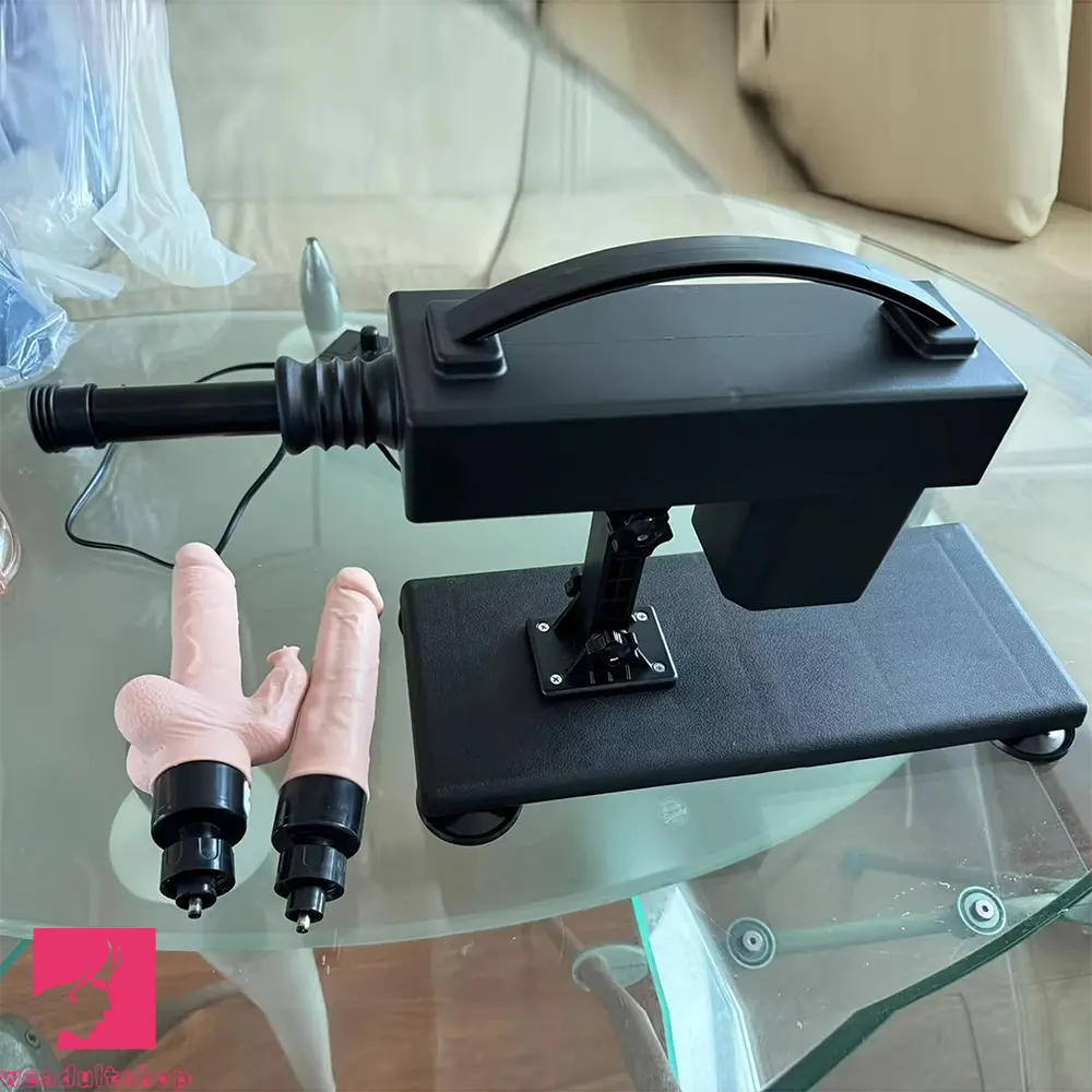 Double-head Vibration Swing Cannon Dildo Machine For Clit Insertion