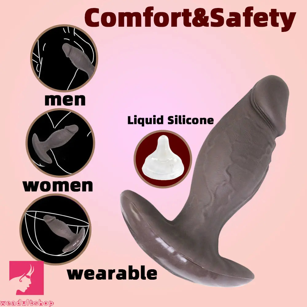 7.48in Realistic Texture T-base Anal Plug Dildo Anal Dilator Stimulation Cock