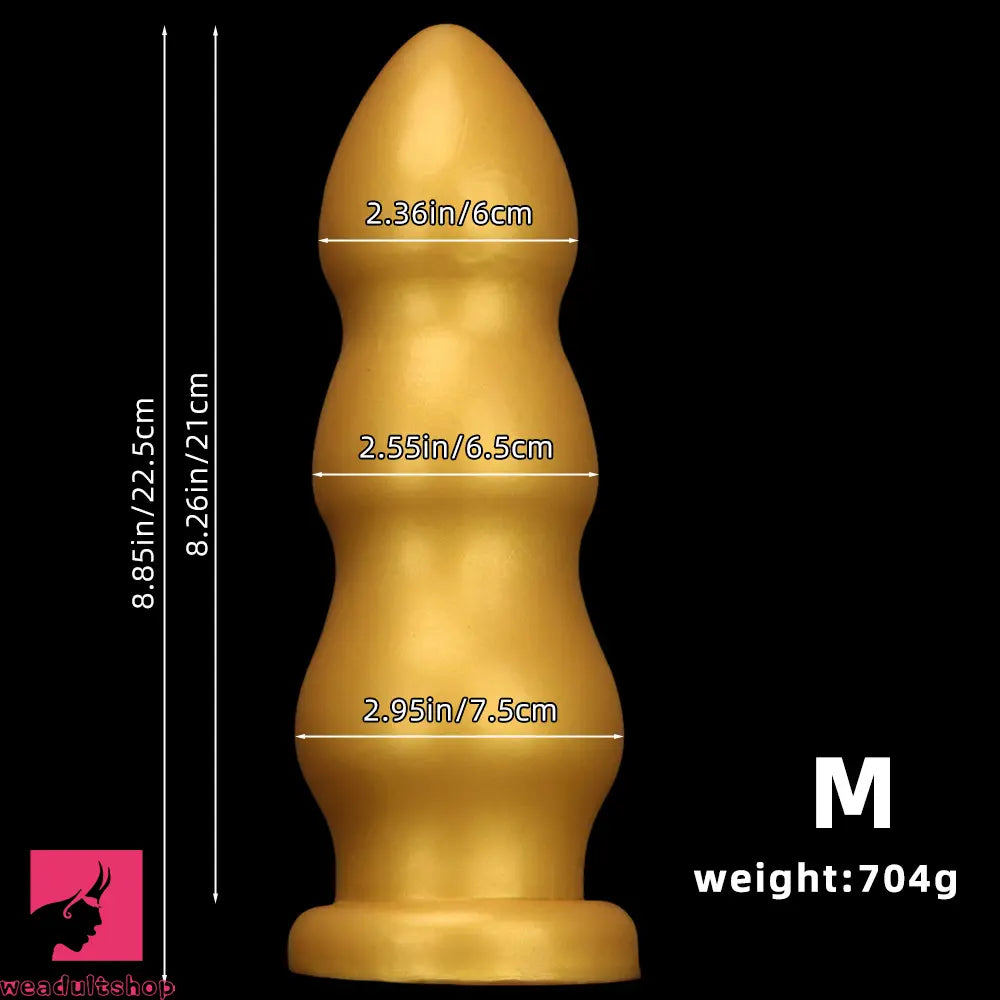 7.48in 8.85in 10.43in 12in Extra Large Gold Silicone Dildo Highquality Cock