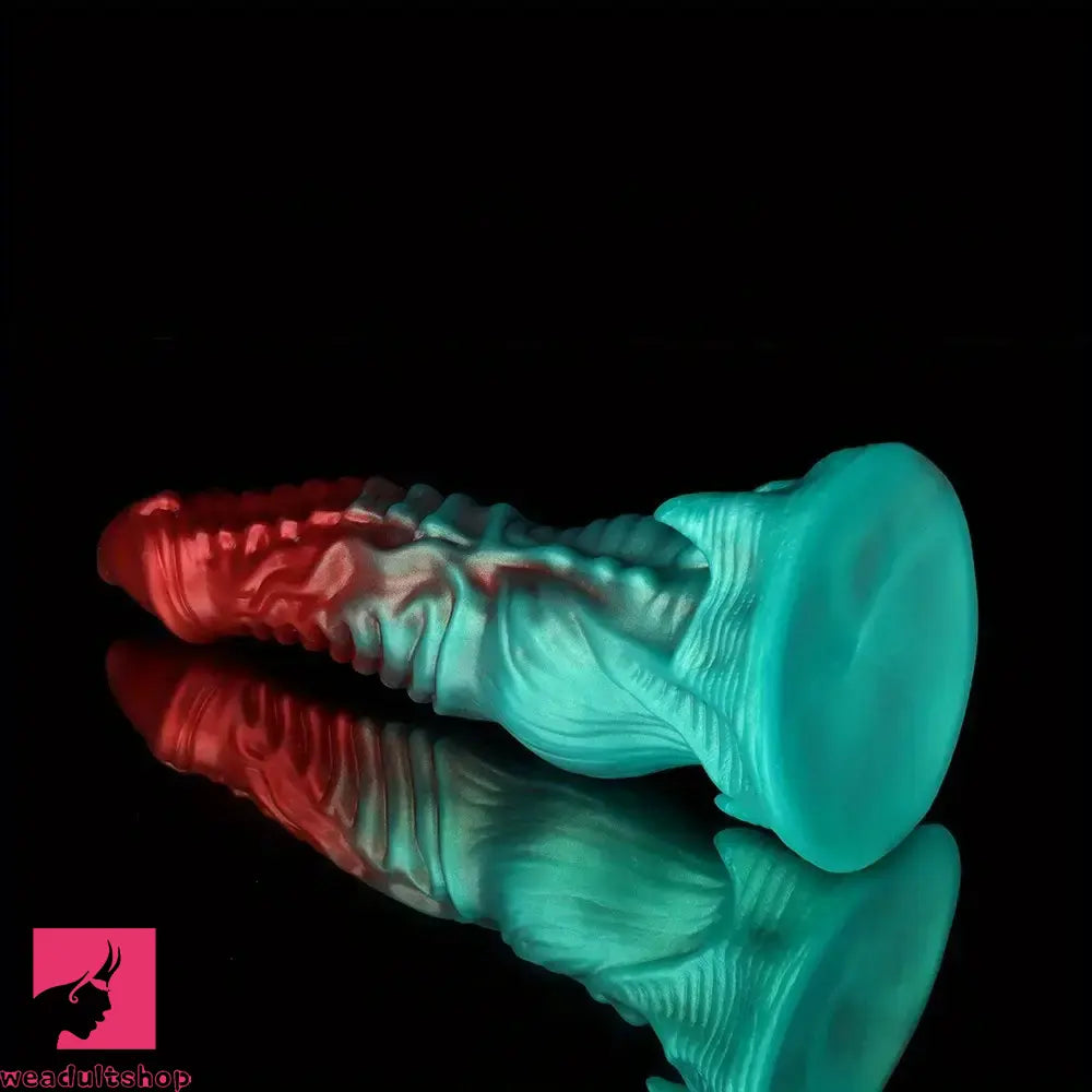 8.26in 9.25in 11.41in Alien-Shaped Silicone Adult Sex Fantasy Monster Dildo