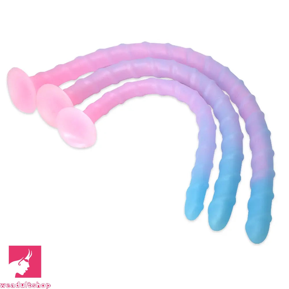 16.14in 19.69in 24.21in Luminous Monster Soft Prostate Glowing Dildo