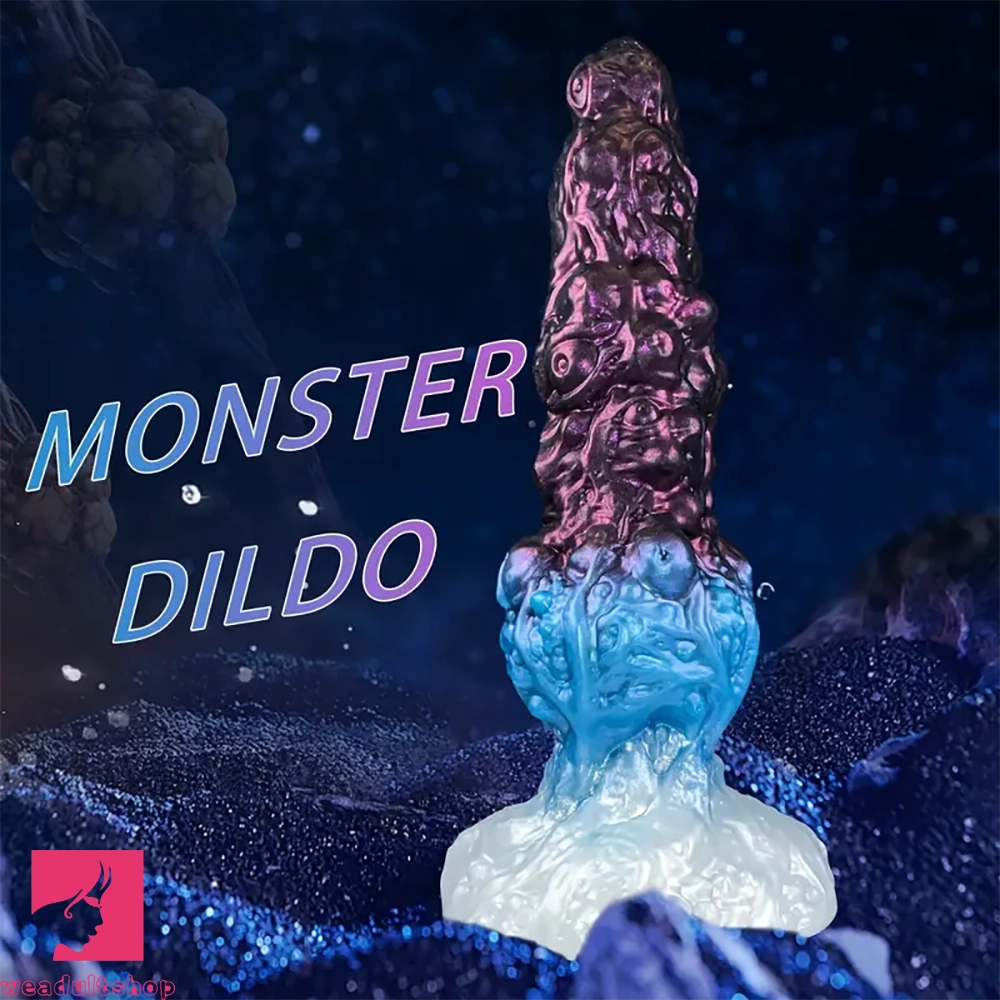 9.84in Fantasy Monster Dildo Large Thick Shape Silicone Soft Clit Dildo