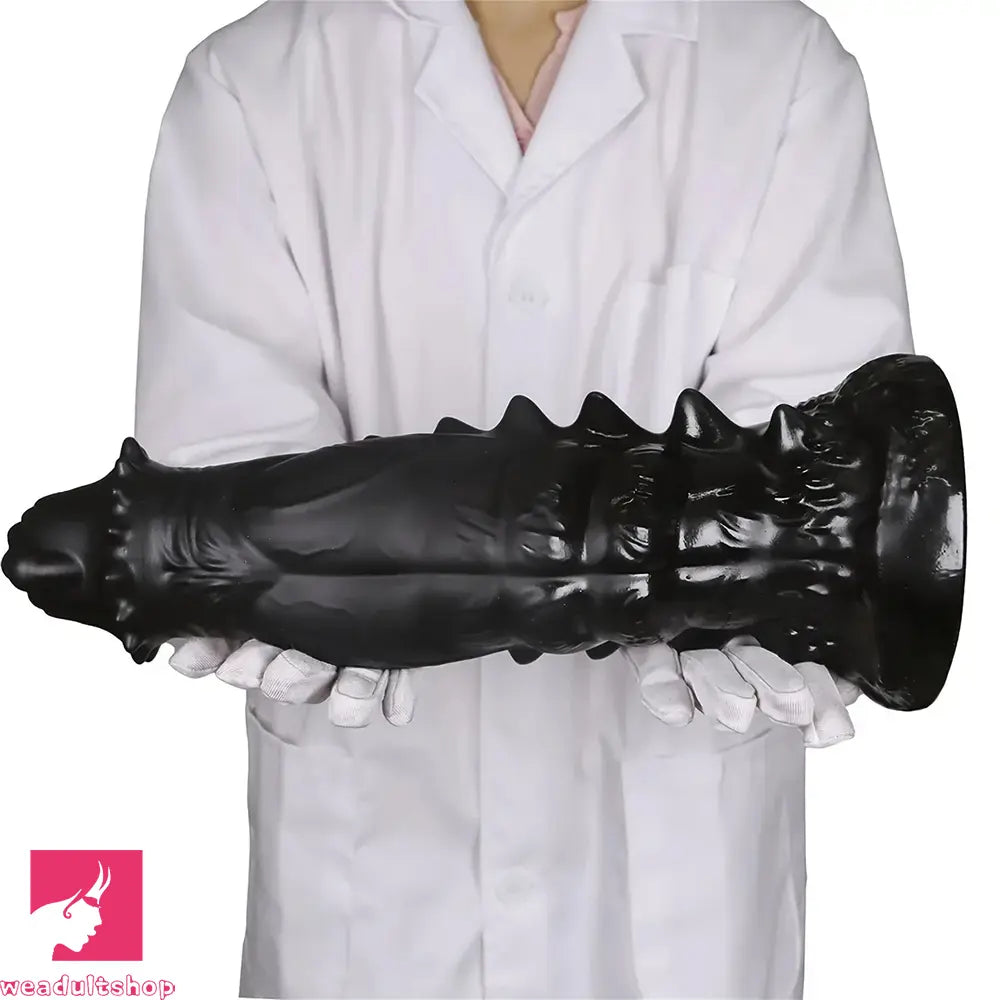 7.48in 9.37in 11.41in 13.38in Spiked Monster PVC Huge Dildo For Clit