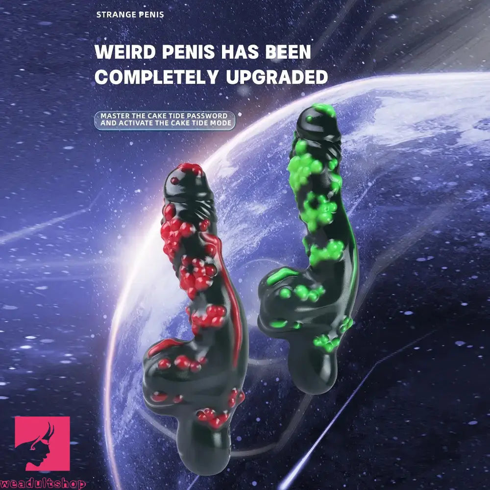 8.54in Fantasy Silicone Soft Handle Dildo Odd Cock Skin-Friendly Dildo