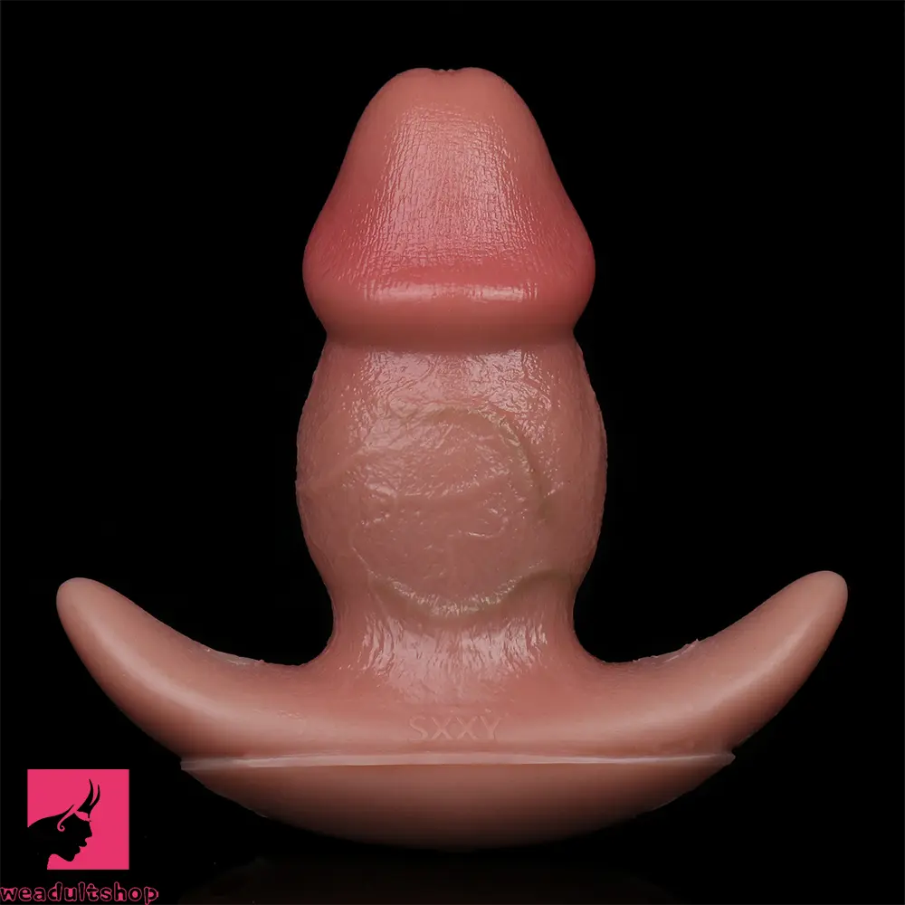 5.87in Small Automatic Vibrating Realistic Dildo Butt Plug Tail Mini Mouth Gag