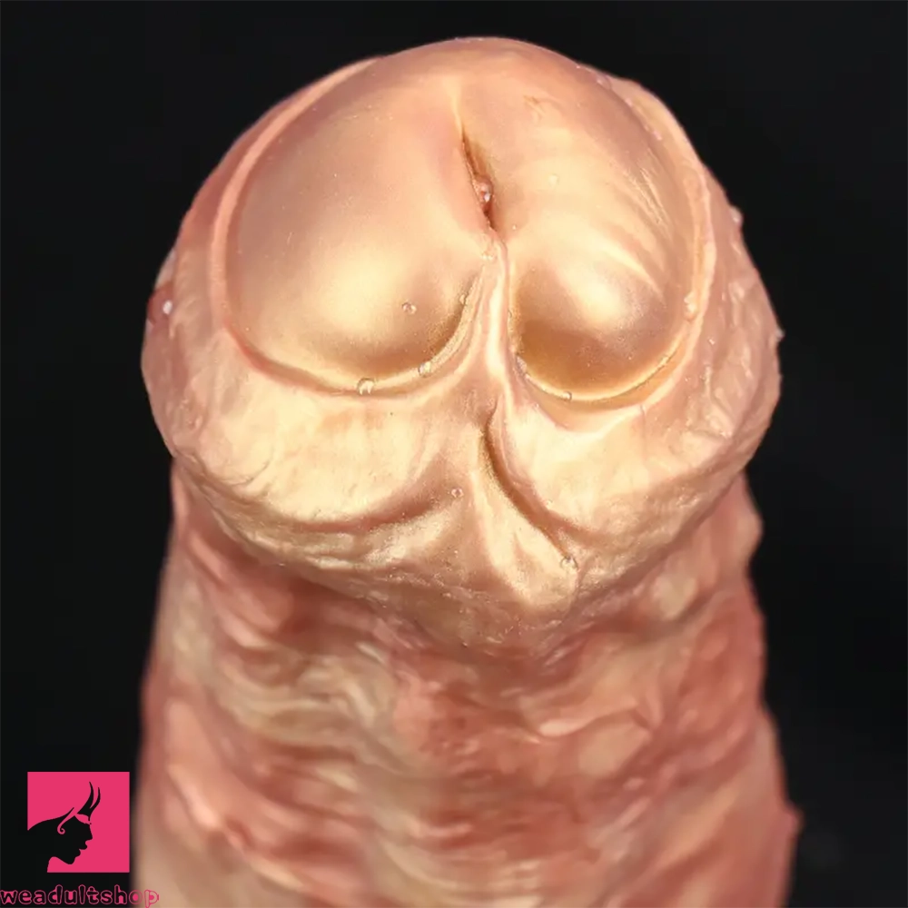 8.26in Super Huge Thick Realistic Big Silicone Dildo Skin Feel Massager