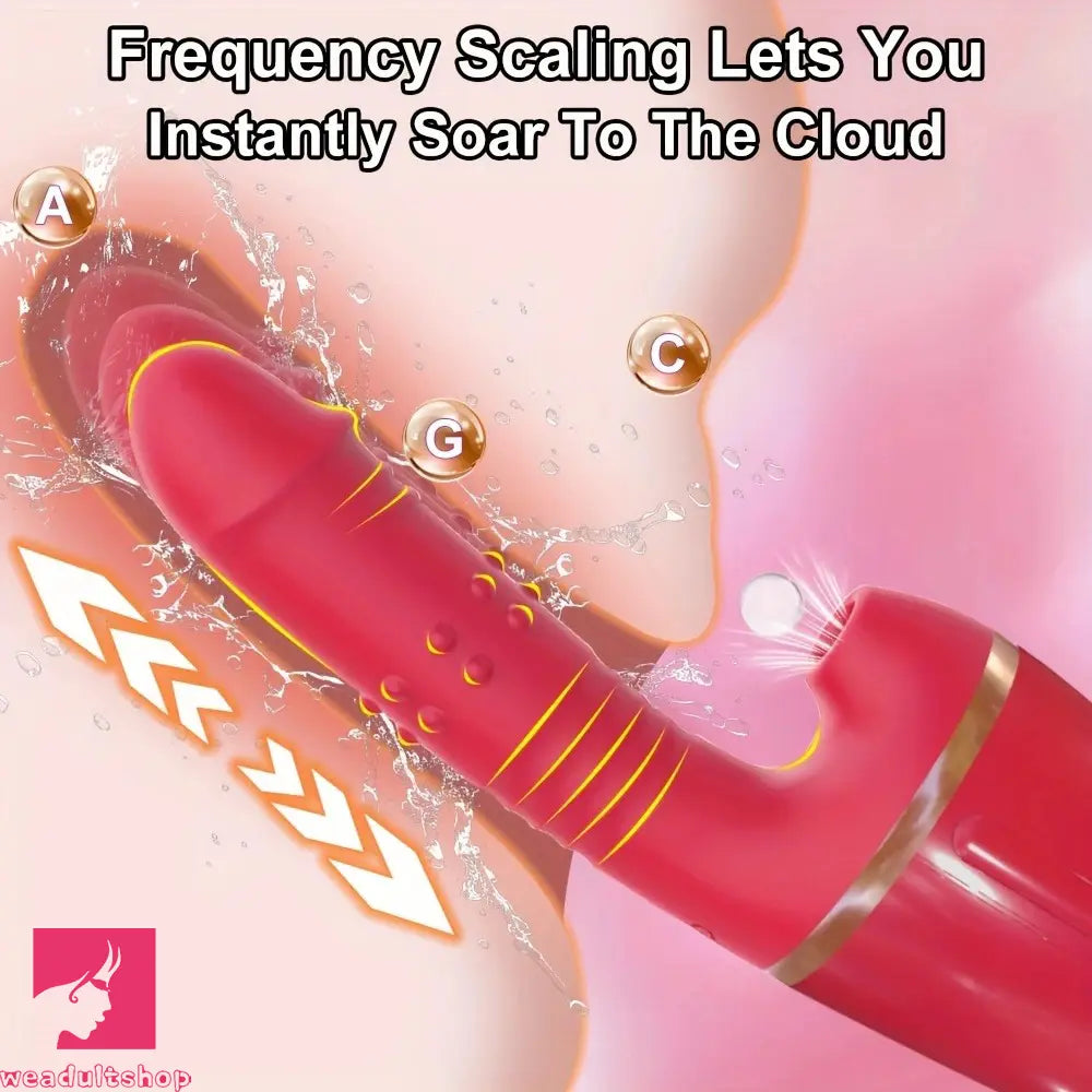 10.2in Sex Machine Thrusting Dildo Vibrator 10 Modes Fuck Toy For G Spot