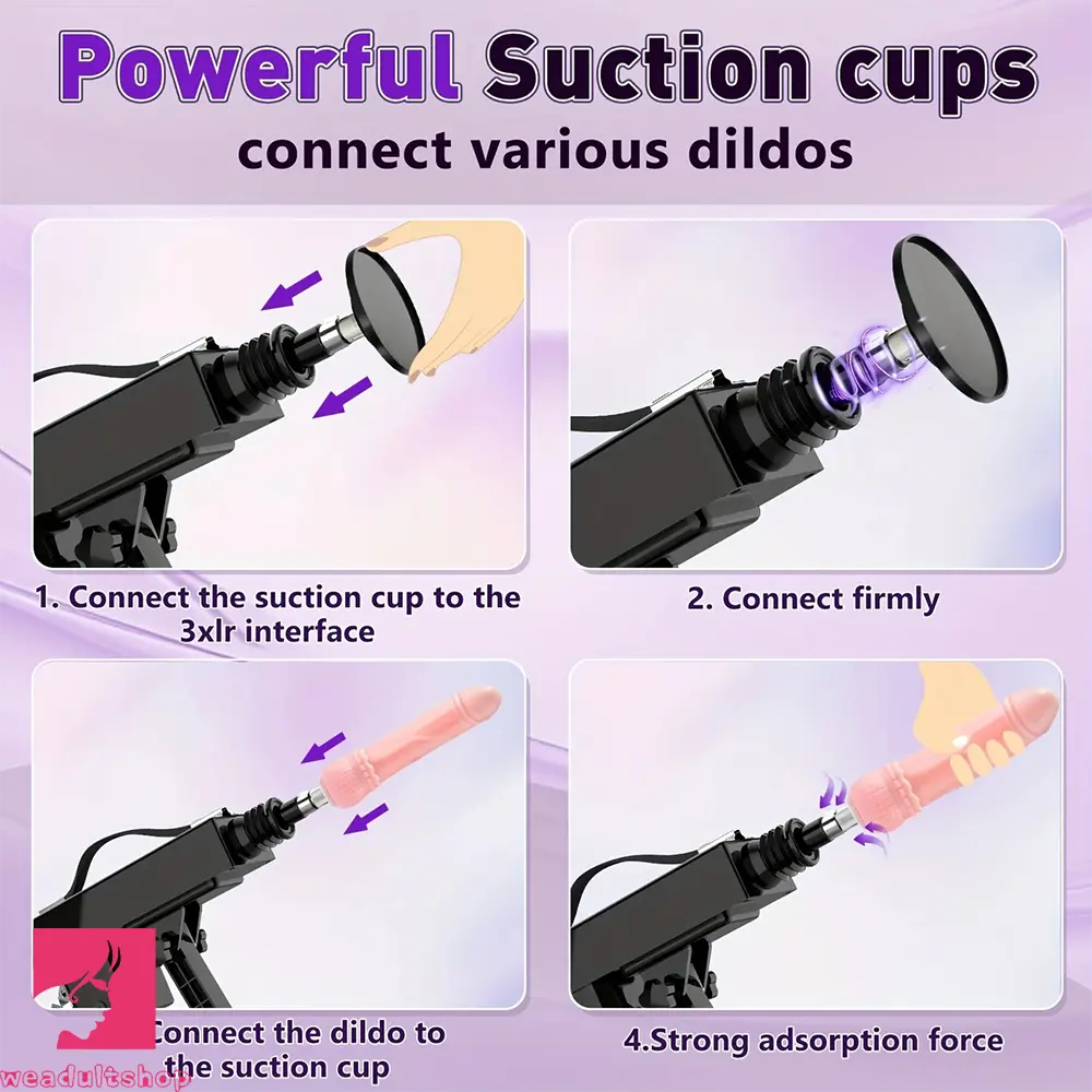 Sex Fucking Dildo Thrust Machine Automatic 3XLR Connector Thruster