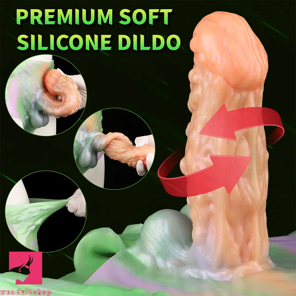 7.67in Monster Hollow Dildo Harness Pants Strap on Sex Fantasy Dildo