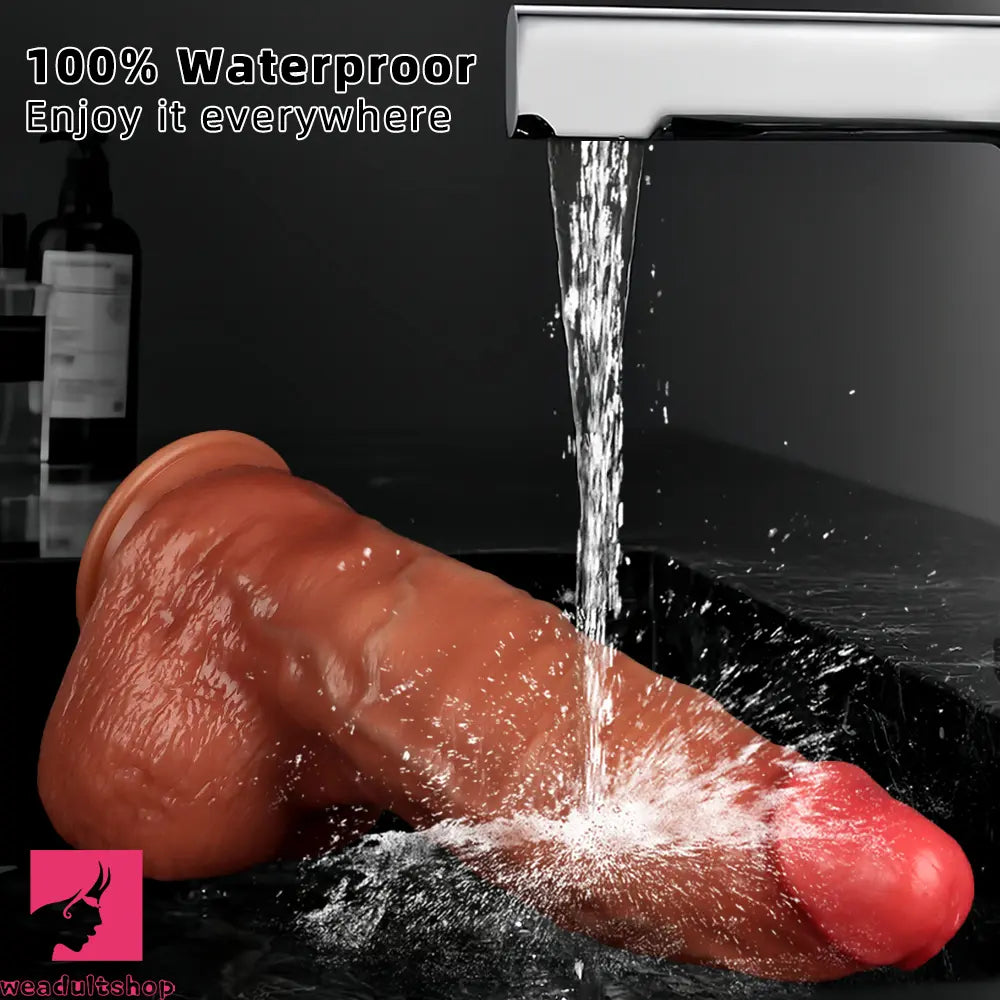 13.38in Realistic Female Silicone Huge Long Dildo With Suction Cup Cock