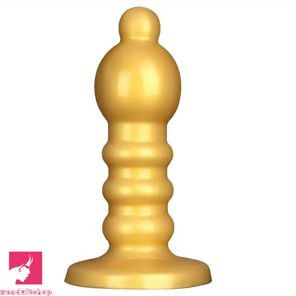 12.6in Huge Anal Beads Liquid Silicone Butt Plug Prostate G Spot Dildo