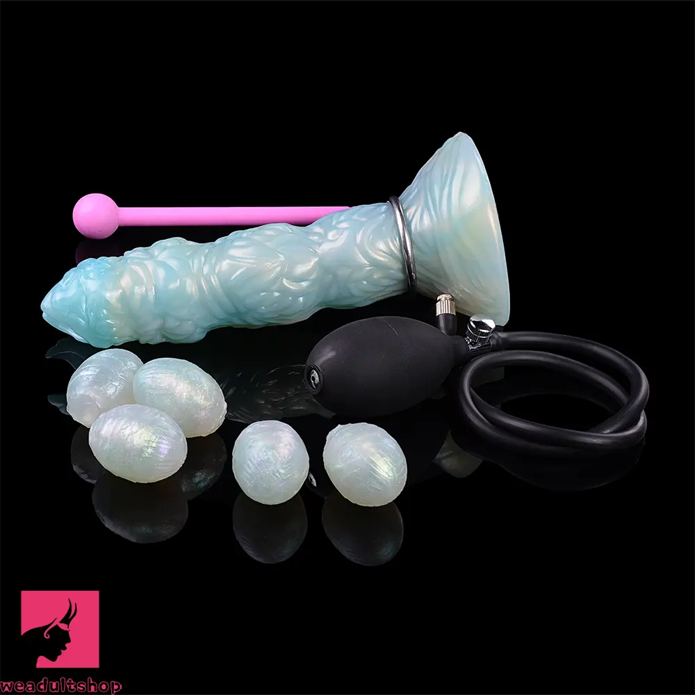 8.42in Adult Masturbation Cock Odd Ovipositor Egg Laying Inflatable Dildo