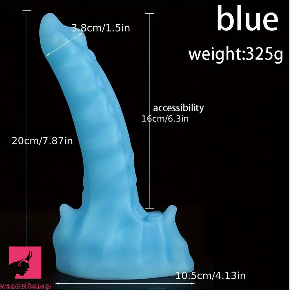 7.87in Silicone Octopus Soft Tentacle Shaped Dildo Anal Dilator Stimulator