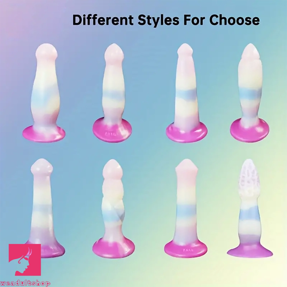 6.97in-8.66in Liquid Silicone Monster Fantasy Soft Cock Anal Plug Dild