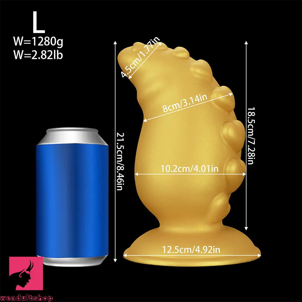 5.31in 6.88in 8.46in 10.62in Heart Anal Plug Dildo Prostate Massage Butt Toy