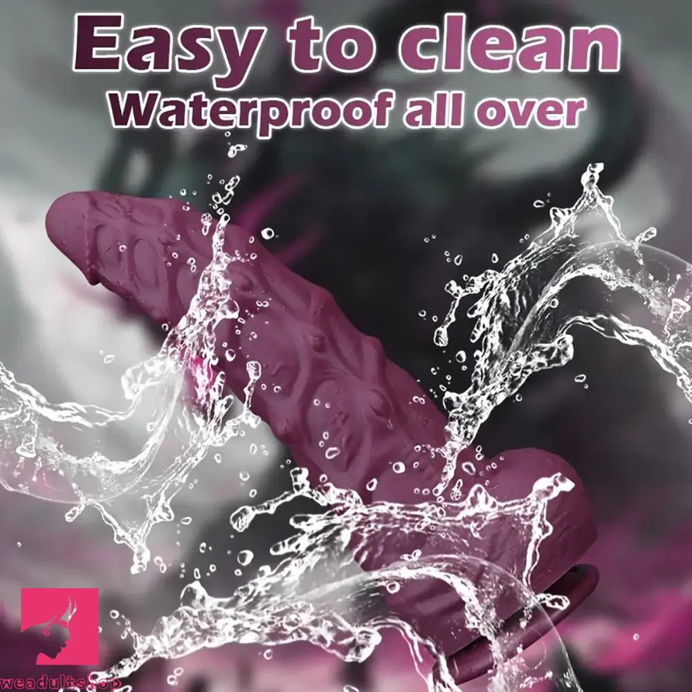 8.85in 10.62in Ultra Soft Silicone Thick Anal Monster Dildo Curved Design