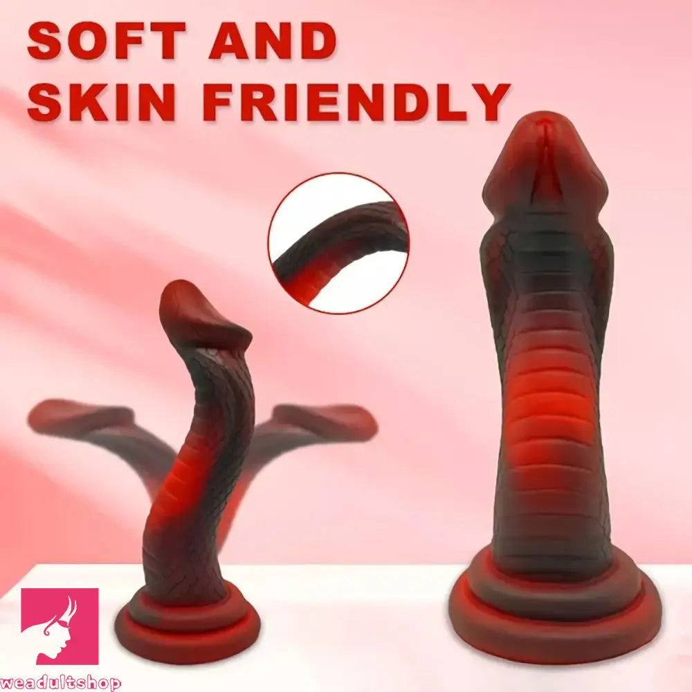 8.86in Realistic Monster Snake Dildo Silicone Sex Toy For Clitoris Stimulation