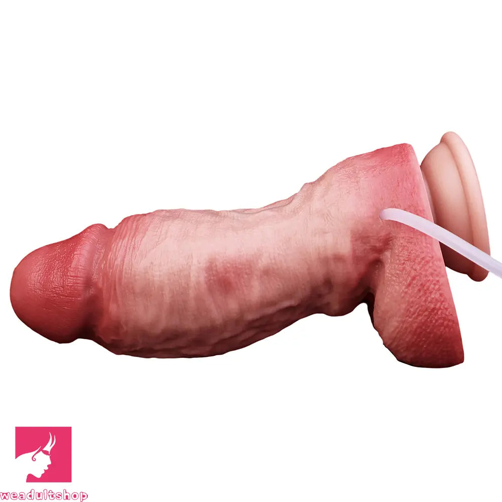 8.66in Veins Big Lifelike Silicone Double Layer Realistic Cumming Dildo