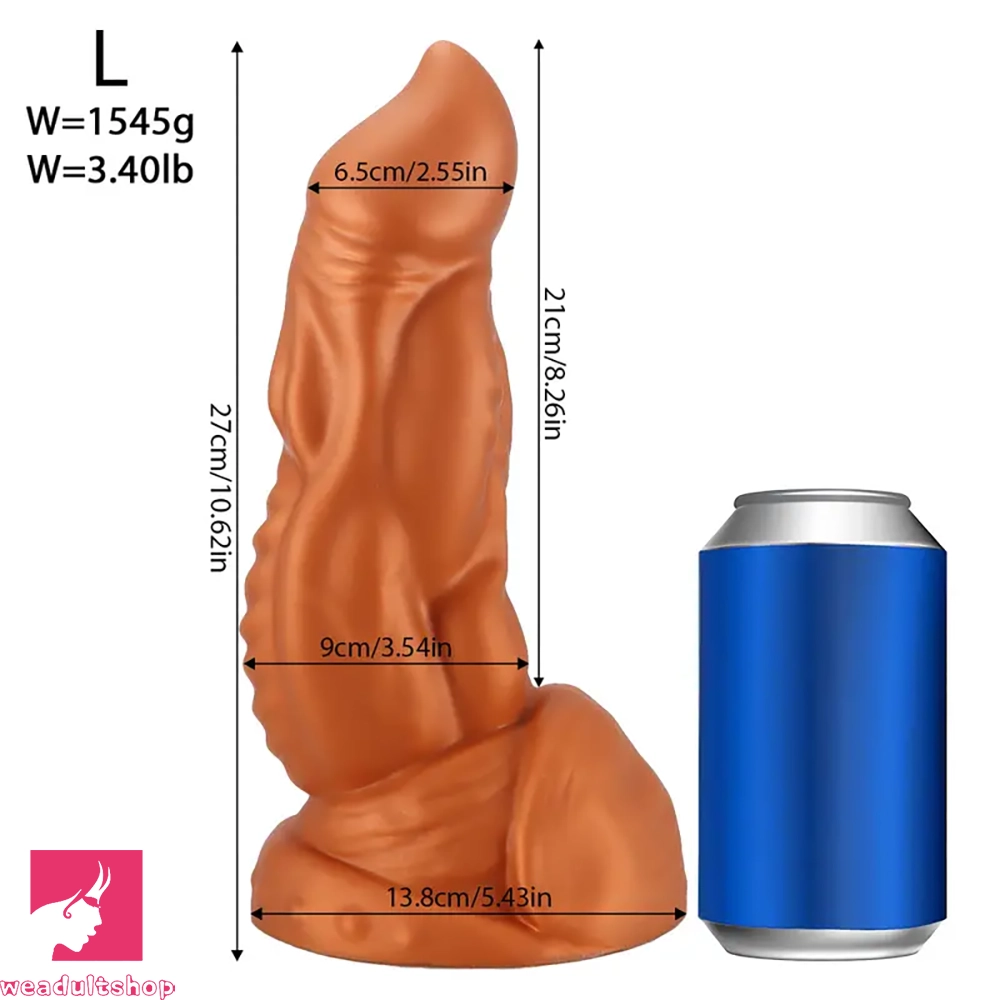 8.46in 9.64in 10.62in Thick Big Silicone Anal Plug Dildo Smooth Entry Cock